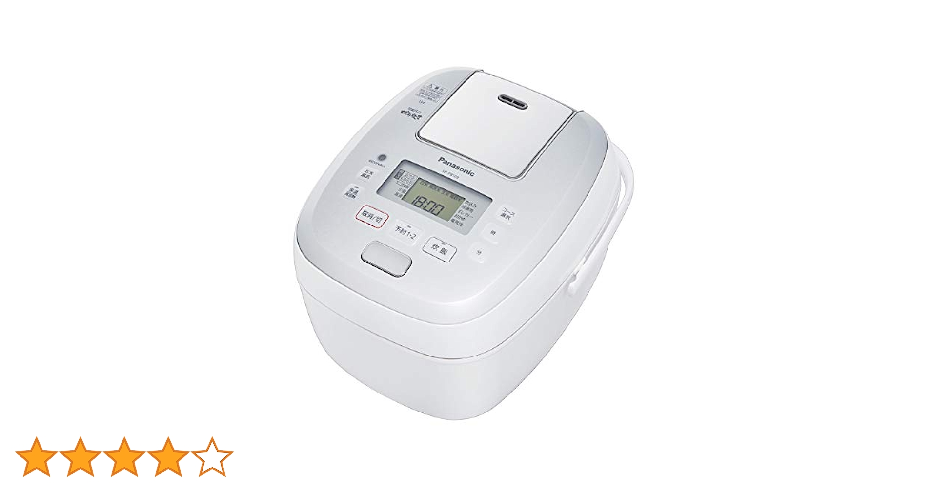 Panasonic SR-HX109 炊飯器 ホワイト 大火力おどり炊き Amazon | パナソニック 炊飯器 5.5合 圧力IH式 おどり炊き